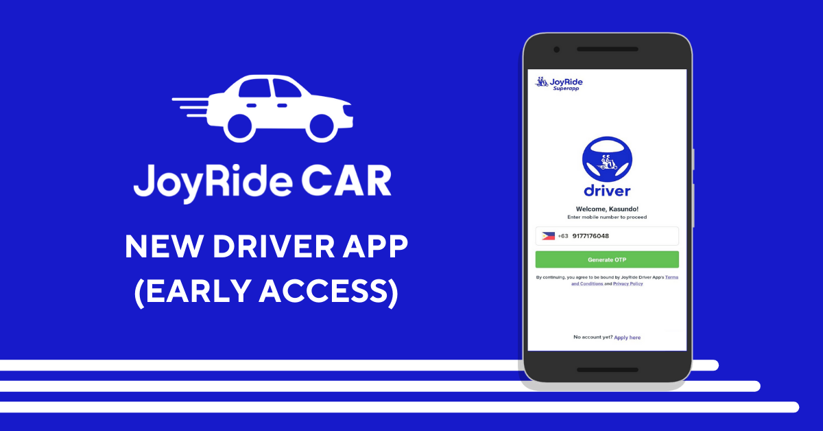 JoyRide Car – New Driver App [Early Access]